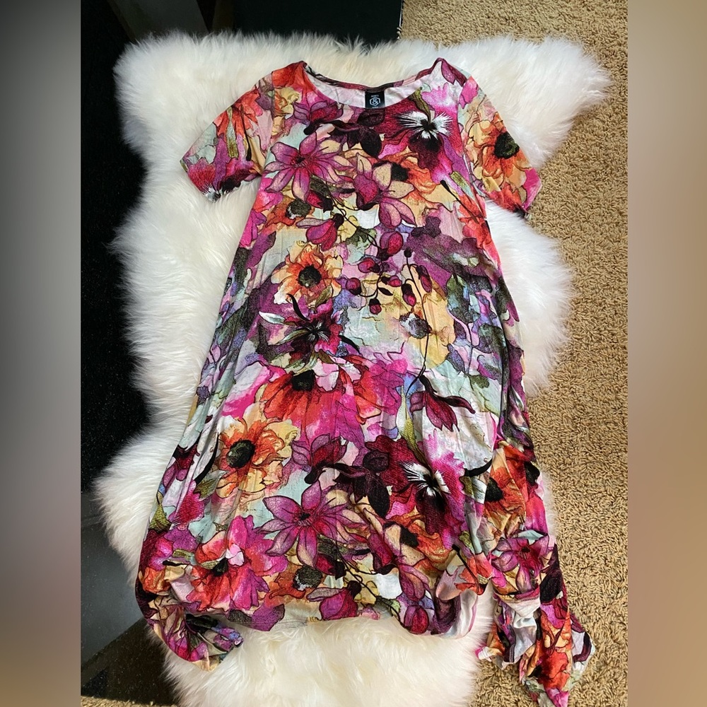 Agnes & Dora Joplin Dress, Size XXS, Multi Floral